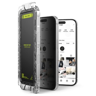 Rearth Ringke Apple iPhone 16 Pro 零失敗防窺玻璃保護貼(2片裝)