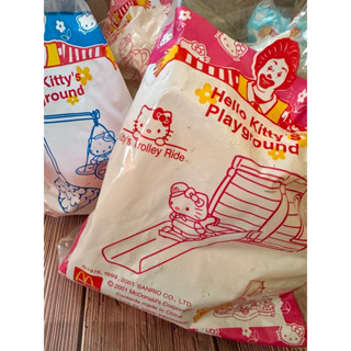 早期收藏 麥當勞玩具 2001年 Hello Kitty 三麗鷗 凱蒂貓 遊樂園 兒童餐 童年回憶 復古懷舊 雜貨文具
