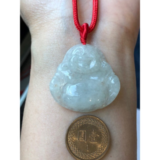 緬甸玉天然A貨翡翠玉墜 冰種 佛公 彌勒佛
