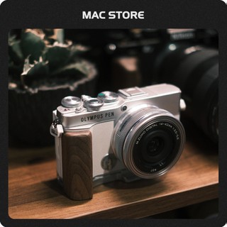 【MacStore現貨】Olympus EP-7 胡桃木手把底座 快拆底座 實木相機底座