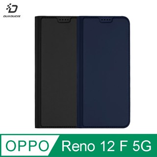 DUX DUCIS OPPO Reno 12 F 5G SKIN Pro 皮套 側翻皮套 插卡 可立 保護套 手機套