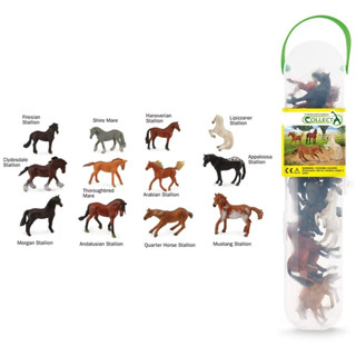 COLLECTA動物模型 - 盒裝迷你馬系列