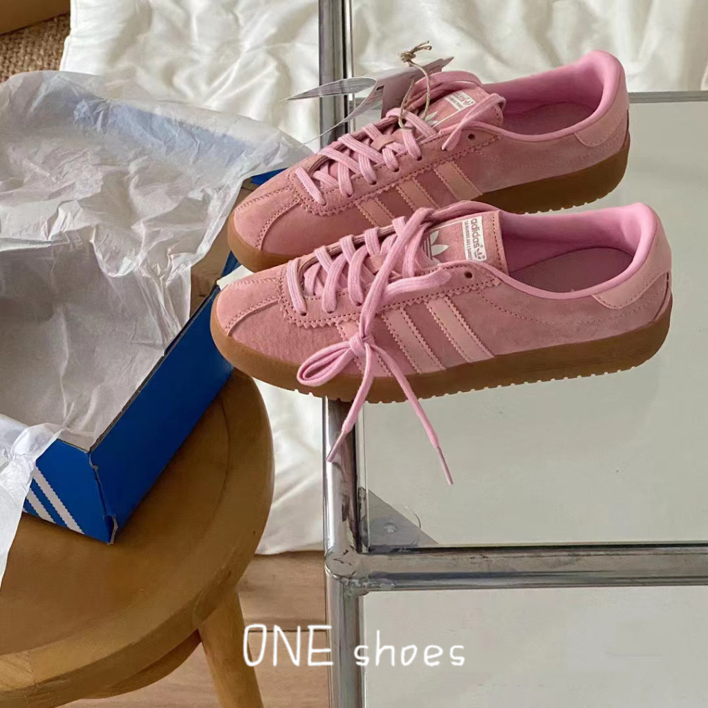 O-s Adidas  originals bermuda 粉色 馬卡龍 德訓鞋 GY7386