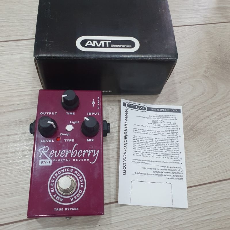 AMT Reverberry RY1 RY-1 digital reverb 電吉他 效果器 ［Reverb］