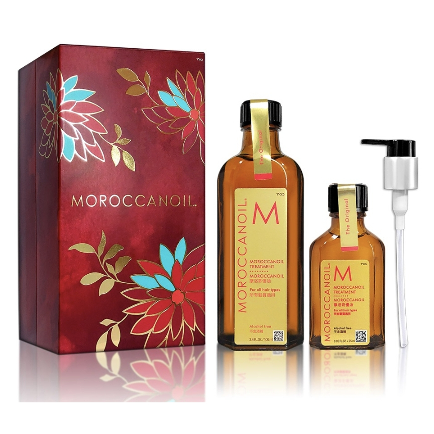 波妮香水♥️MOROCCANOIL 摩洛哥優油富貴禮盒(優油100ml+優油25ml)