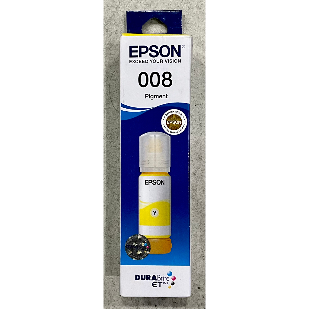 EPSON 008 T06G450 黃色原廠盒裝墨水 適用EPSON連續供墨機型L15160/L6490