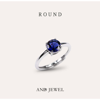 [AND] 菫青石 藍色 圓形 6mm 戒指 經典系列 Round 天然寶石 珠寶銀飾 安的珠寶