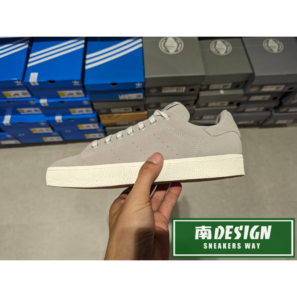 南🔥2023 9月 ADIDAS OG STAN SMITH 運動 休閒 復古 麂皮 男女款 灰 ID2040