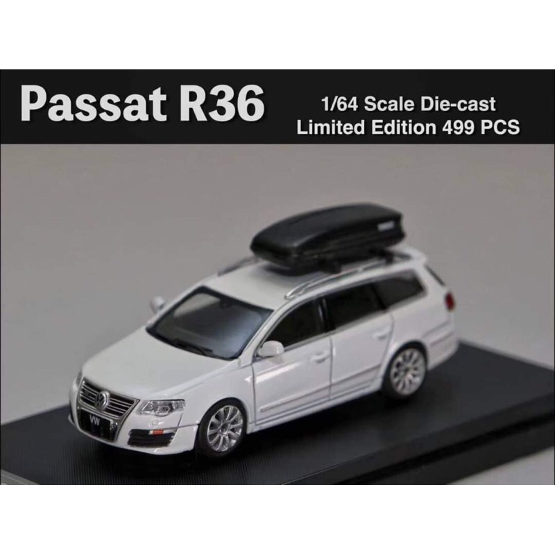 【現貨】Passat 1/64 福斯 R36 旅行車 行李箱 5門 合金 模型車