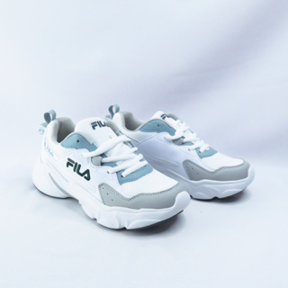 FILA Hidden Tape 6 女款復古慢跑鞋 5J329X143 白x灰【iSport愛運動】