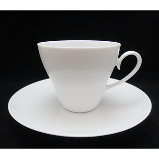 【拾年之路】 德國製Rosenthal Romanze白色羅曼史Bjorn Wiinblad比昂大師咖啡杯+盤