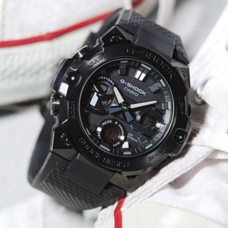 折扣私訊 CASIO 卡西歐 G-SHOCK 太陽能藍芽碳核心手錶 GST-B400BB-1A