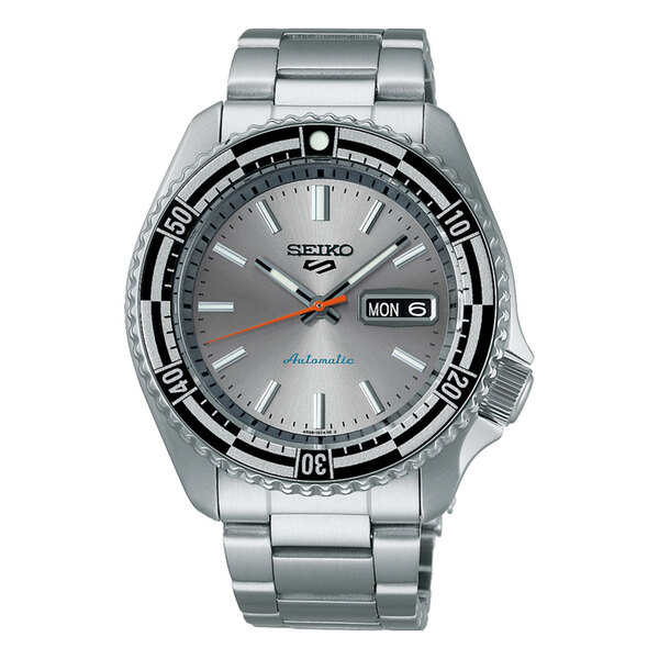 Seiko 精工錶 4R36-15E0N(SRPK09K1) SKX 55周年現代詮釋版潮流機械腕錶 銀面 42.5mm