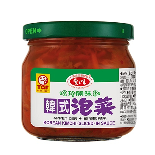 [惜福結緣區-全新品] 愛之味 珍開味 韓式泡菜190g