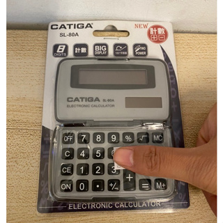 CATIGA雙電源8位元掌上型計算機折疊型計算機名片型計算機極簡計算器(10*9/4710409538887)
