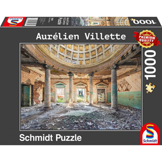 正品 Schmidt建築廢墟-療養所廢墟遺跡拼圖1000片德國進口成人益智玩具成年潮玩