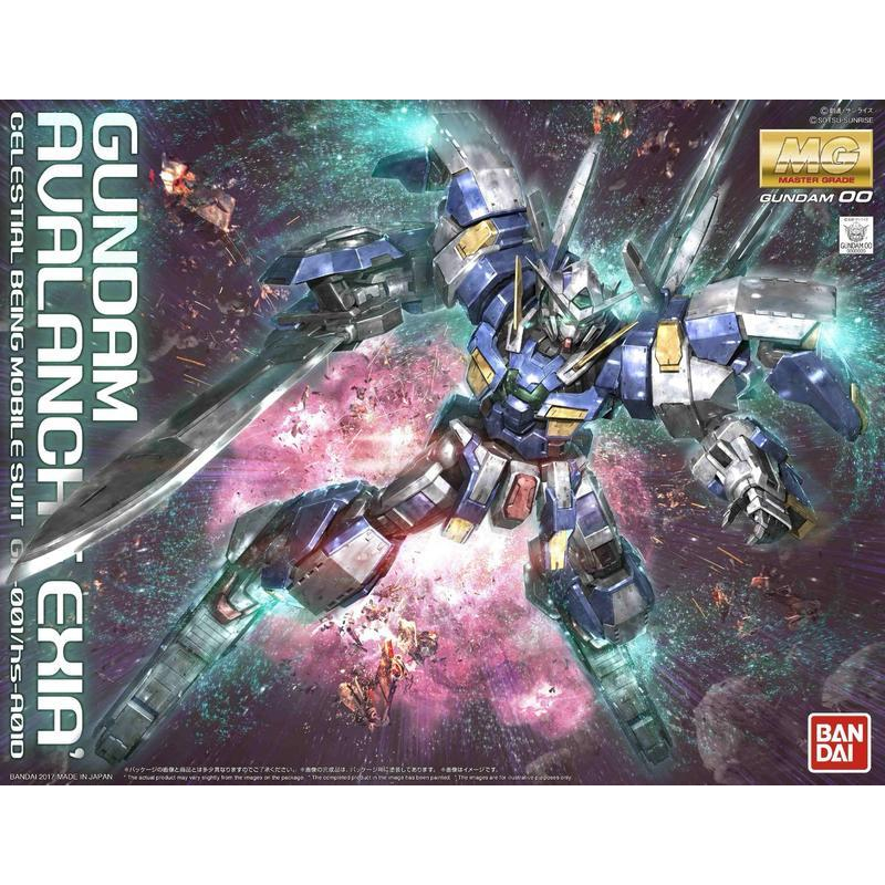 現貨 完成品 萬代 BANDAI MG 1/100 鋼彈00 雪崩能天使 雪崩型 能天使 EXIA