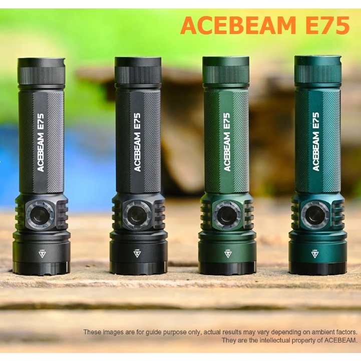 【電筒發燒友】ACEBEAM E75 4500流明 260米 磁吸 USB-C 21700電池 高顯色 強光手電筒