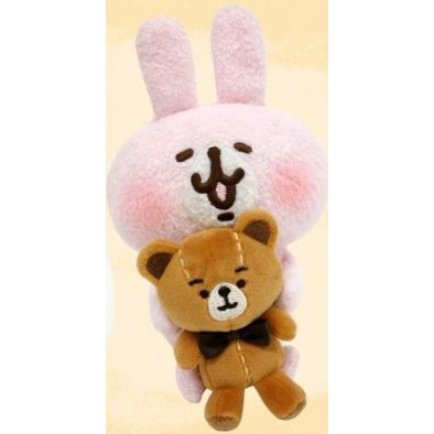 日本 卡娜赫拉 伊豆 泰迪熊博物館 限定 兔兔 抱泰迪 娃娃 玩偶 泰迪熊 泰迪 p助 泰迪熊