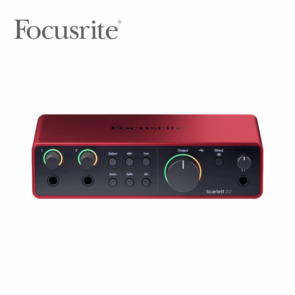 Focusrite Scarlett 2i2 錄音介面 第四代 【敦煌樂器】