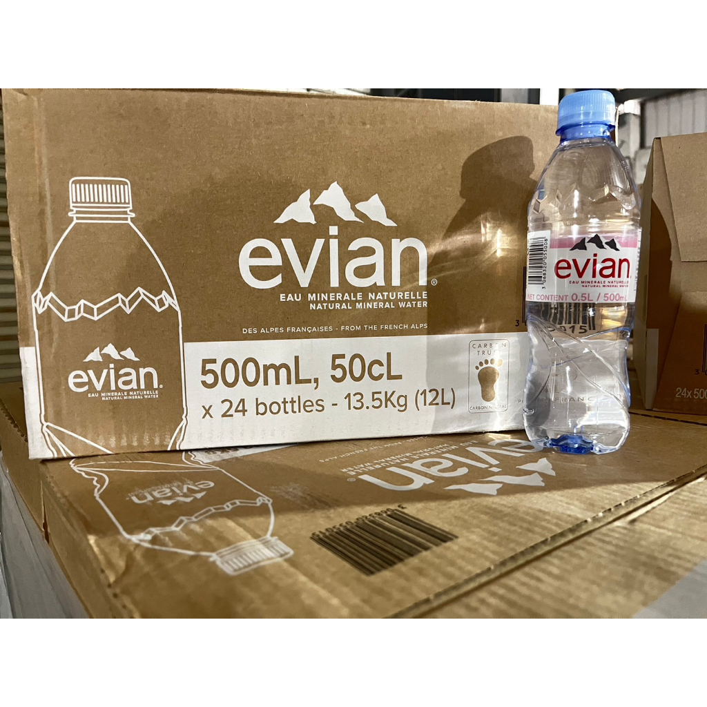 法國 依雲水 evian 礦泉水500ml 開發票 含運