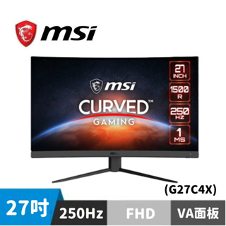 MSI 微星 G27C4X 27型 曲面電競螢幕