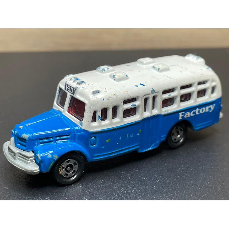 TOMICA 組立 工場 第18彈 ISUZU  牛頭巴士 巴士 藍色 多美
