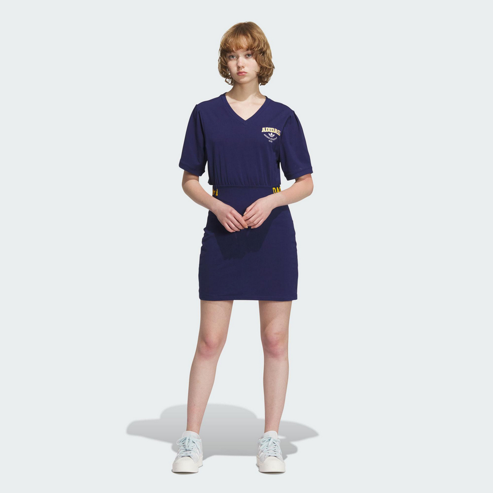 ADIDAS 運動春夏洋裝 VARCT DRESS 女 IU4772 深藍