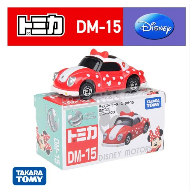 【美國媽咪】TOMICA DM-15 夢幻米妮金龜車 米妮 迪士尼小汽車 多美小汽車 TAKARA TOMY