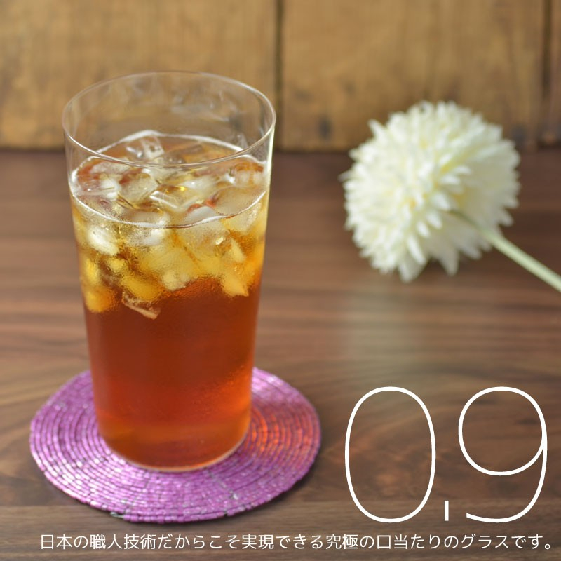 ［拾憩］日本 0.9 infinity 手工極薄玻璃杯 輕薄好就口 硝子 啤酒杯 水杯 茶杯 清酒 送禮