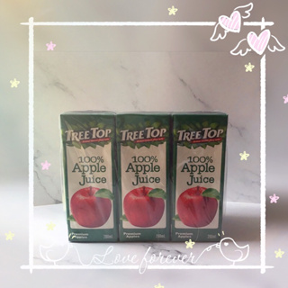 樹頂 Treetop 蘋果汁 200ml *6 六罐裝 100%原汁 產地台灣