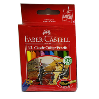 FABER-CASTELL 輝柏 12色油性色鉛筆(短型) /紙盒 115851