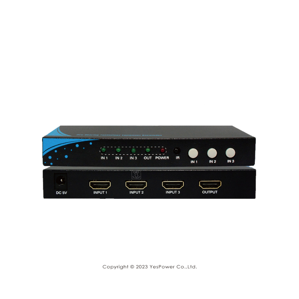 ＊含稅＊HSW-0301E PSTEK HDMI1.4 3埠切換器 支援自動跳埠功能/支援HDMI 1.4版(悅)