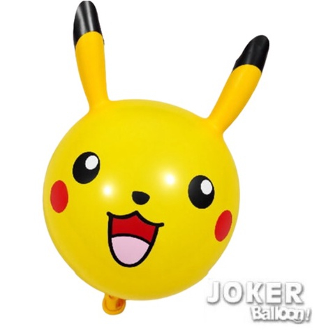 【Joker balloon】圓耳兔氣球 長耳兔氣球 可愛表情貼紙組(1份/10組)巧虎 寶可夢 維尼 熊大【歡樂揪客】