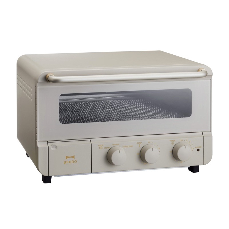 降！全新僅拆封 - 日本BRUNO 2.0升級蒸氣烘焙烤箱BOE067(磨砂米灰)