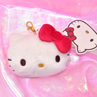 Hello Kitty 拉鍊 錢包 化妝包 伸縮感應卡包 Sanrio日本正版 pk307