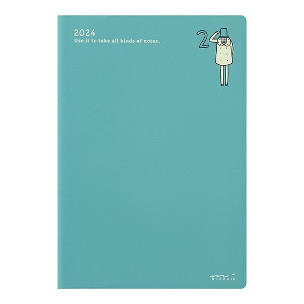 【穀雨好學 】MIDORI2024手帳歐吉桑B6