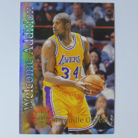 ~Shaquille O'Neal/俠客.歐尼爾~名人堂/大白鯊/超人 1997年TOPPS.NBA亮字邊特殊卡