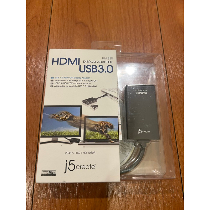 j5 create JUA350 USB3.0 外接顯示卡 外接顯示擴充卡 (DVI/HDMI)