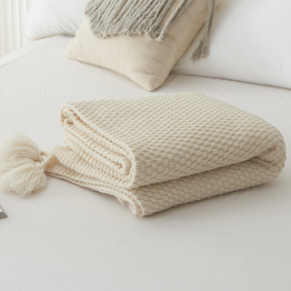 ❤️北歐風流蘇針織毛毯 毯子 毛毯 沙發毯 蓋毯 保暖毯 厚毛毯 午睡毯 小毯子 空調毯 萬用毯 居家裝飾