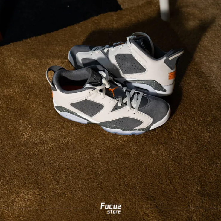 【Focus Store】Nike Air Jordan 6 Low PSG 大巴黎 灰白 DZ4133-008