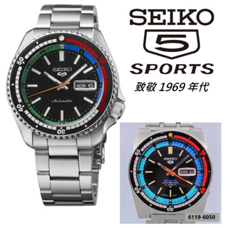 SEIKO SRPK13K1《精工5 Sports 55周年 現代致敬版1969機械錶》43mm/男女兼用 SK007