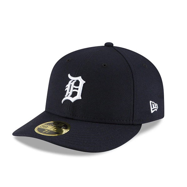 【NEW ERA】MLB 底特律老虎 丈青 59FIFTY Low Profile 球員帽【ANGEL NEW ERA】