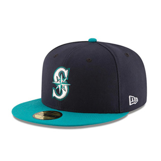 【NEW ERA】 MLB 西雅圖 水手 59FIFTY 正式球員帽 通用 雙色 棒球帽【ANGEL NEW ERA】