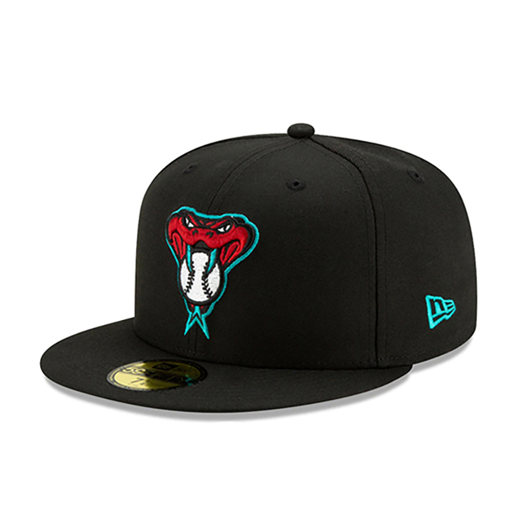 【NEW ERA】MLB 亞利桑那 響尾蛇 59FIFTY 球員帽 通用 黑色 蛇 棒球帽【ANGEL NEW ERA】