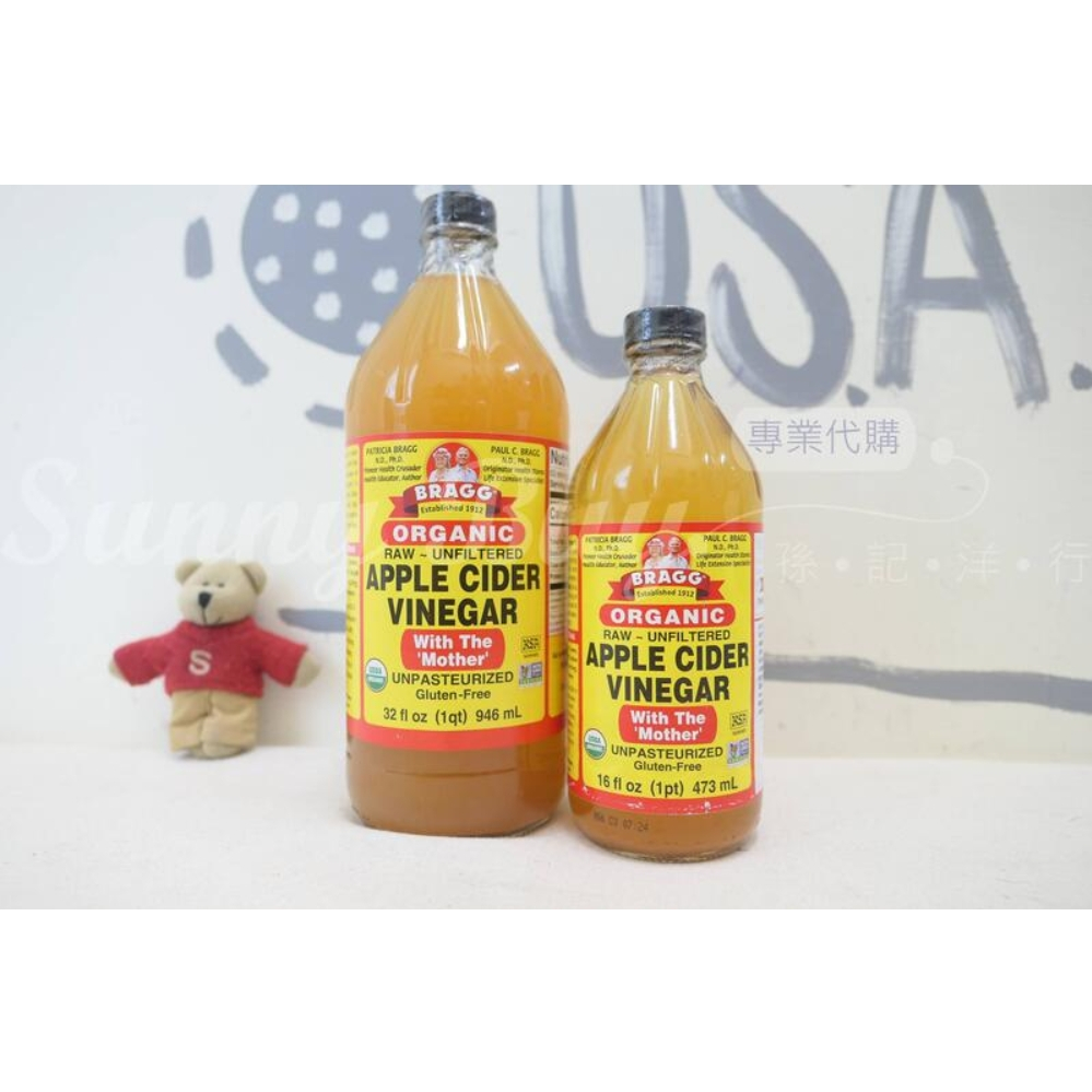 【Sunny Buy】◎現貨◎ 美國 Bragg Organic Apple 阿婆有機蘋果醋 473ml / 946ml