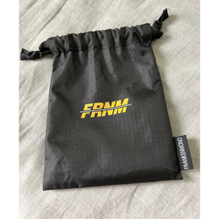 FRNM／黑色收納袋 束口袋 收納包 韓國潮牌