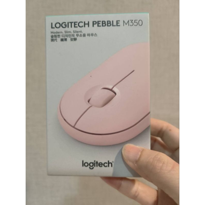 Logitech 羅技 Pebble M350 鵝卵石無線滑鼠 玫瑰粉紅 全新未拆