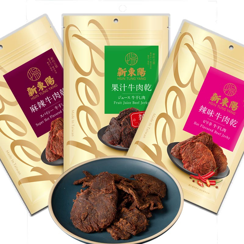 新東陽辣味牛三寶 (辣味｜麻辣｜辣味果汁)【新東陽官方旗艦店】肉乾 麻辣牛肉乾 新東陽牛肉乾