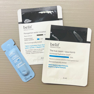 黑貓小舖🐈‍⬛ | Belif 超能玻尿酸保濕安瓶 1ml 匈牙利女王保濕水精華/鬥蓬草高效水分炸彈霜 3ml